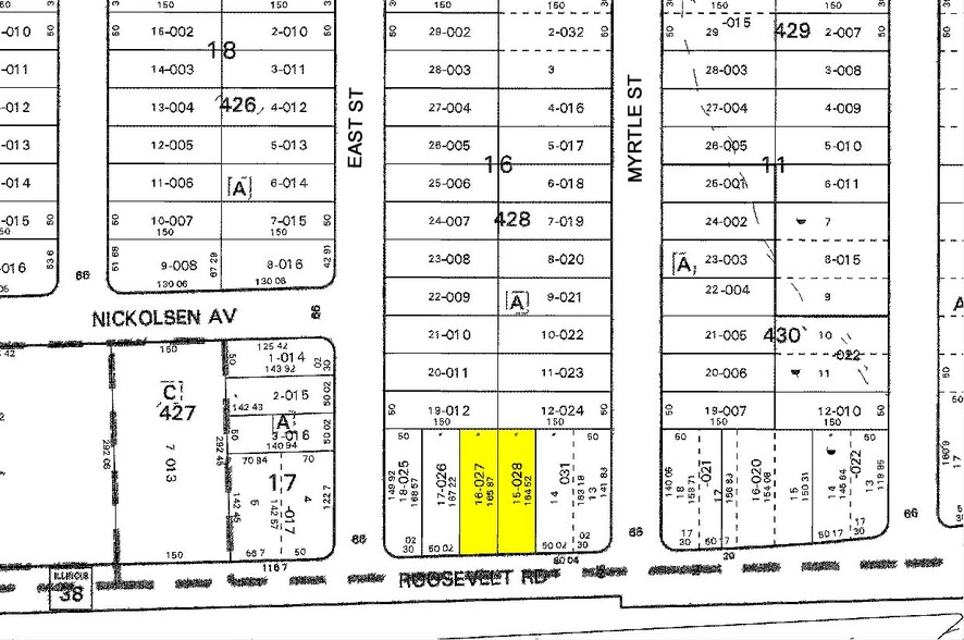 27W130 Roosevelt Rd, Winfield, IL à vendre - Plan cadastral – Image 3 sur 12