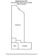 127 Business Center Dr, Corona, CA à louer Plan d’étage– Image 1 sur 1