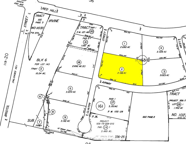2925 Airway Ave, Costa Mesa, CA à louer - Plan cadastral – Image 2 sur 22