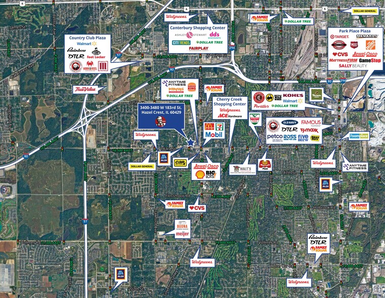 3400-3480 W 183rd St, Hazel Crest, IL à louer - Photo de l’immeuble – Image 3 sur 7