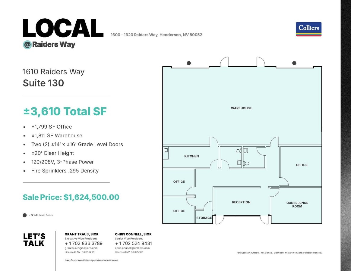 1610 Raiders Way, Henderson, NV 89052 - Lot 130 - - Plan d’étage - Image 1 of 1