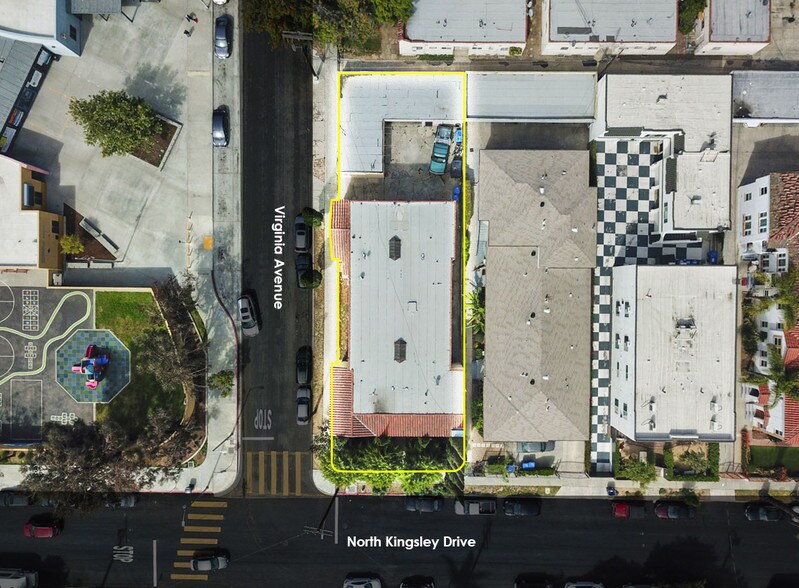 1151 N Kingsley Dr, Los Angeles, CA à vendre - Aérien – Image 3 sur 17