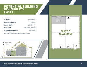 1786 Whitney Mesa Dr, Henderson, NV à louer Plan d’étage– Image 1 sur 1