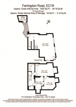162 Farringdon Rd, Londres à louer Plan d’étage– Image 1 sur 1
