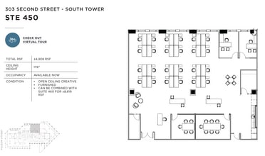 303 2nd St, San Francisco, CA à louer Plan d’étage– Image 1 sur 1