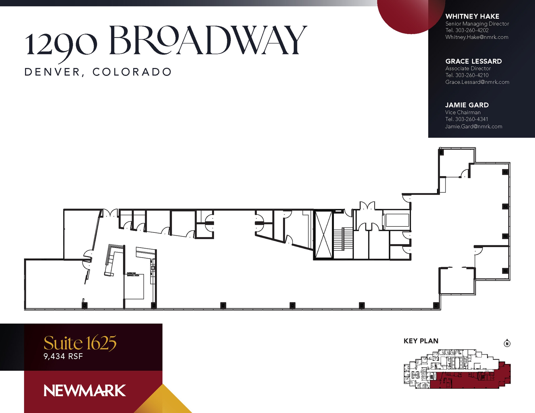 1290 Broadway, Denver, CO à louer Plan d’étage– Image 1 sur 1