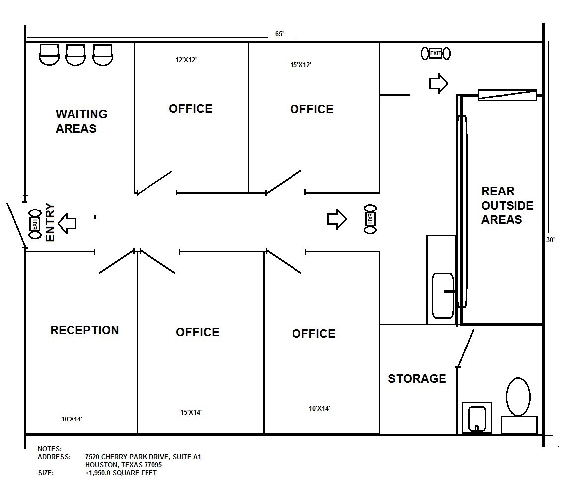 7610-7710 Cherry Park Dr, Houston, TX à louer Plan d’étage– Image 1 sur 1