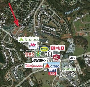 133 Woodruff Place Cir, Simpsonville, SC à louer - Aérien – Image 2 sur 2