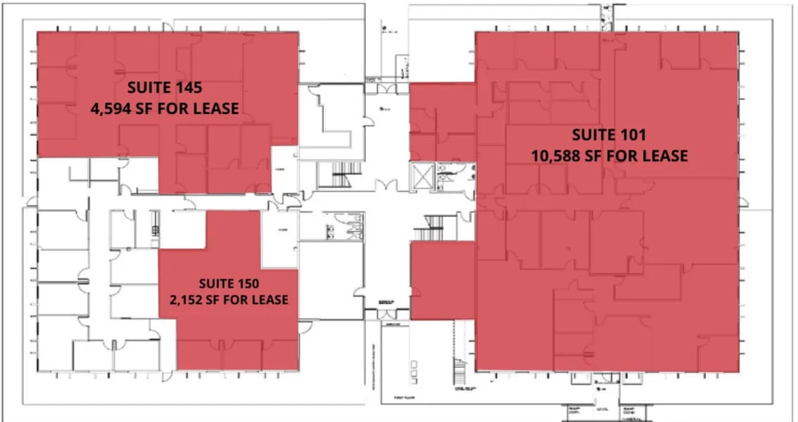 323 John Knox Rd, Tallahassee, FL à louer Plan d’étage– Image 1 sur 1
