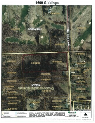 Plus de détails pour 1699 Giddings Rd, Pontiac, MI - Terrain à vendre