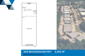 205-211 Mcdonough Pky, Mcdonough, GA à louer Plan d’étage– Image 1 sur 1