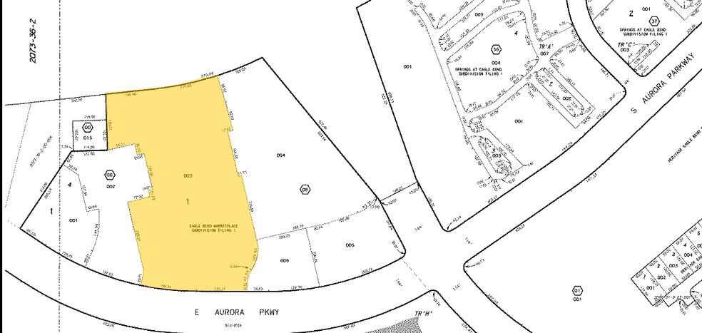 22675 E Aurora Pky, Aurora, CO à vendre - Plan cadastral – Image 1 sur 1