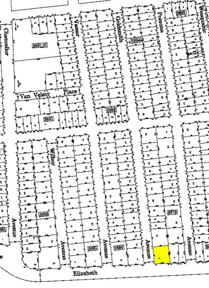 691 Elizabeth Ave, Newark, NJ à vendre - Plan cadastral – Image 3 sur 7