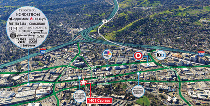 1393 N Broadway, Walnut Creek, CA - VUE AÉRIENNE  vue de carte - Image1
