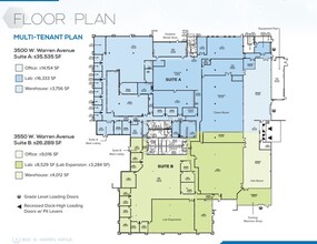 3500-3550 W Warren Ave, Fremont, CA à louer Plan d’étage– Image 2 sur 3