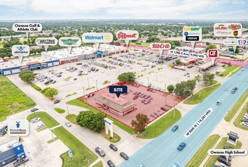 12707 E 86th Pl N, Owasso, OK à vendre - Photo de l’immeuble – Image 2 sur 5