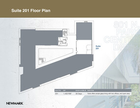 801 Parkcenter Dr, Santa Ana, CA à louer Plan d’étage– Image 1 sur 1