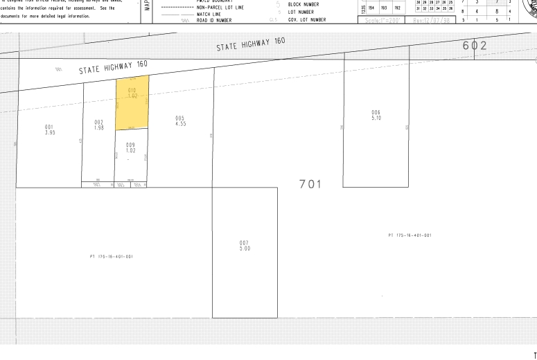 Terrain dans Las Vegas, NV à vendre - Plan cadastral – Image 1 sur 5