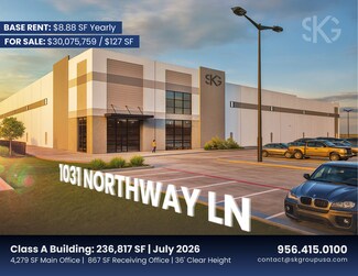 Plus de détails pour 1031 Northway Ln, Laredo, TX - Industriel/Logistique à louer