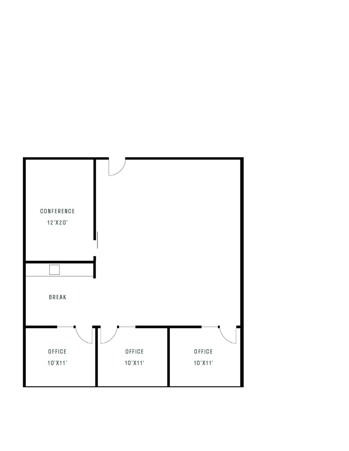451 A St, San Diego, CA à louer Plan d’étage– Image 1 sur 15