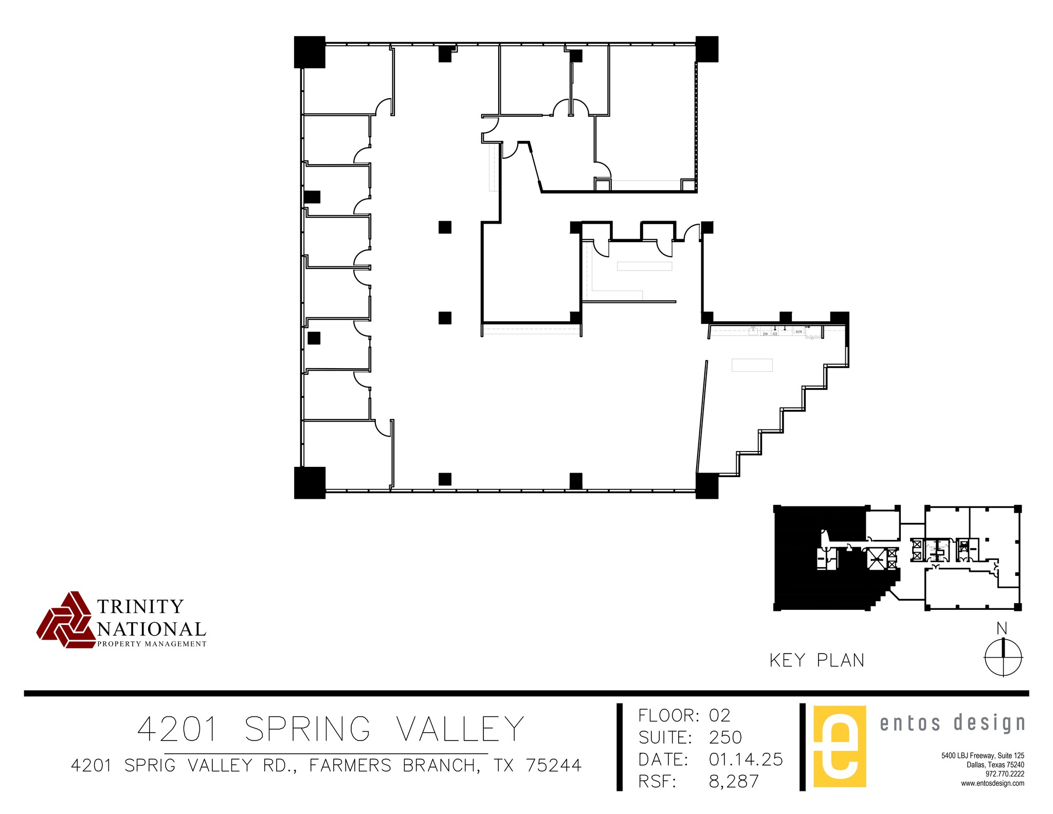 4201 Spring Valley Rd, Dallas, TX à louer Plan de site– Image 1 sur 1