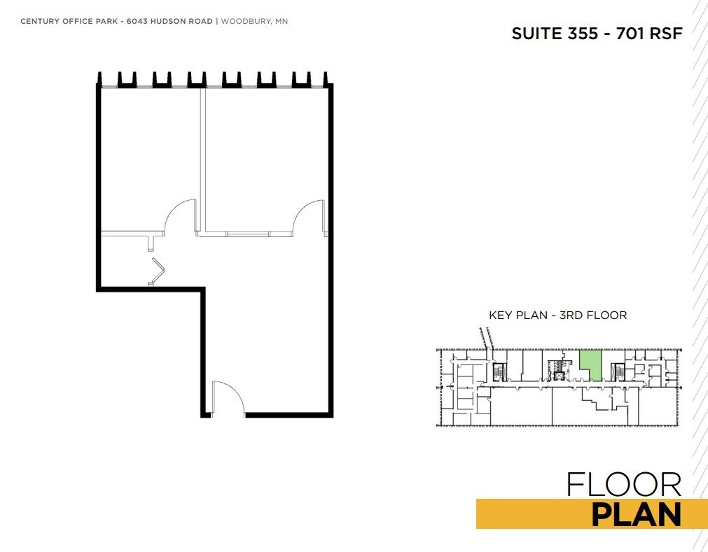 6043 Hudson Rd, Woodbury, MN à louer Plan d’étage– Image 1 sur 1
