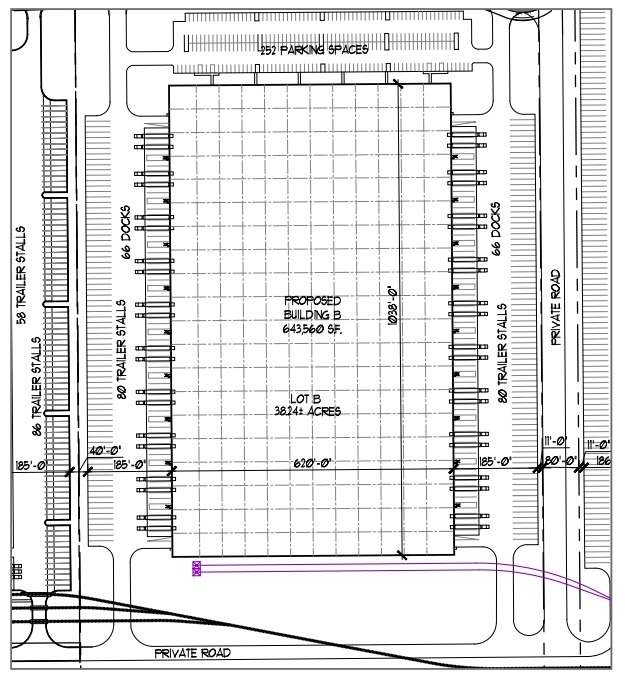 Bain Station Rd, Pleasant Prairie, WI à louer Plan de site– Image 1 sur 1