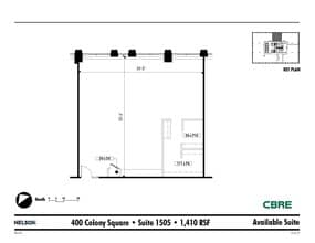 1175 Peachtree St NE, Atlanta, GA à louer Plan d’étage– Image 1 sur 1