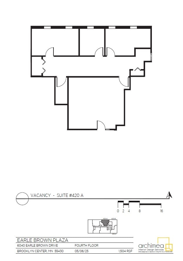 6040 Earle Brown Dr, Brooklyn Center, MN à louer Photo de l’immeuble– Image 1 sur 1