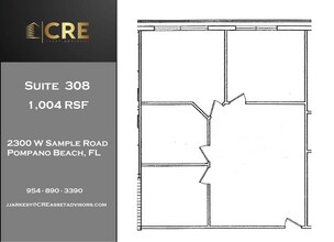 2300 W Sample Rd, Pompano Beach, FL à louer Plan d’étage– Image 1 sur 1