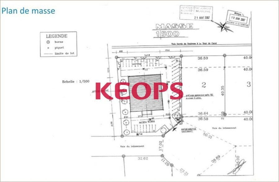 11 Voie Héméra, Auterive à vendre - Plan de site – Image 3 sur 6