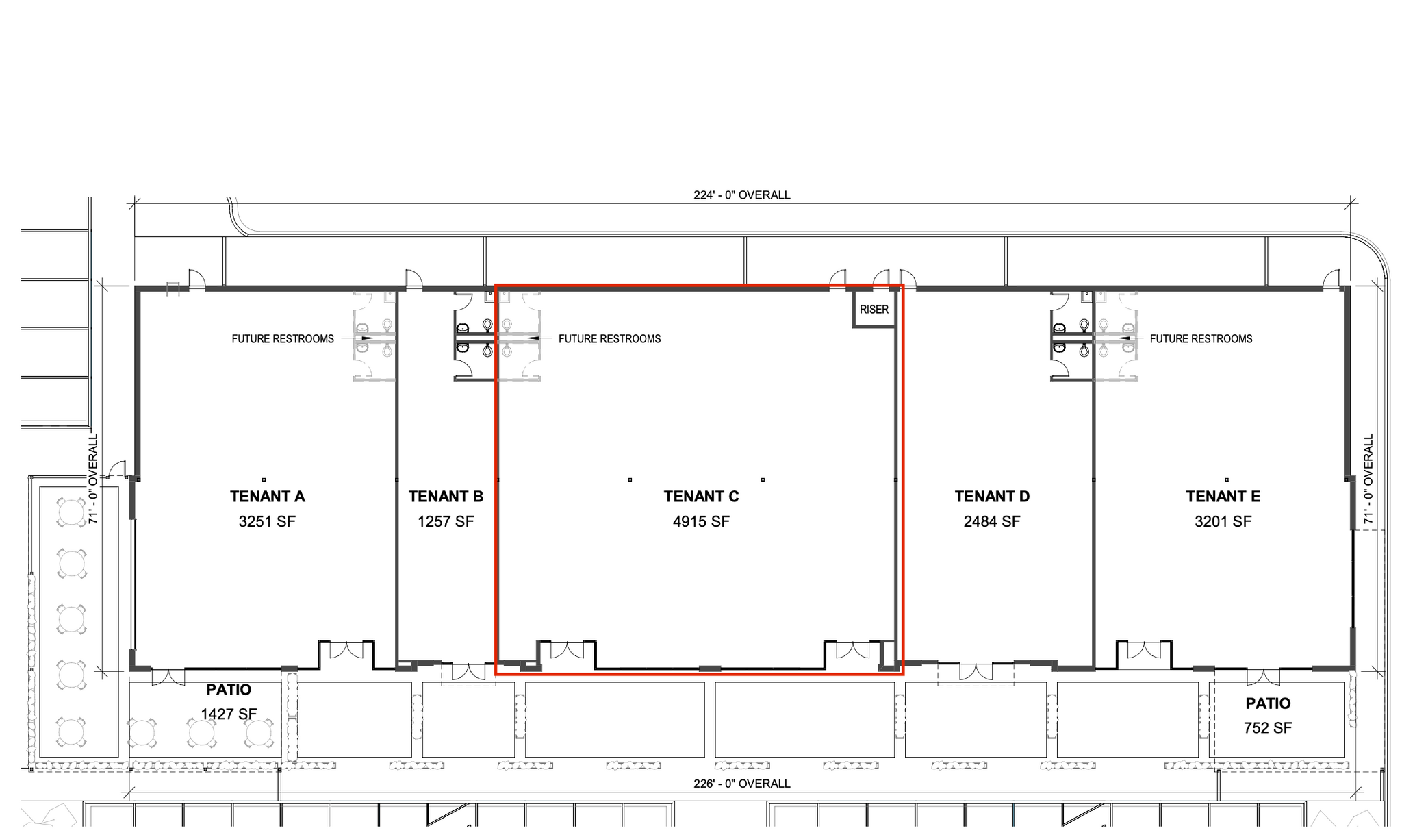 525 Lovers Ln, Bowling Green, KY à louer Plan d’étage– Image 1 sur 1