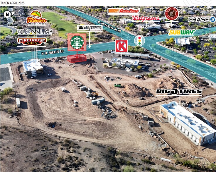 SWC of Vistancia & El Mirage Rd blvd, Peoria, AZ à vendre - Photo de l’immeuble – Image 3 sur 5