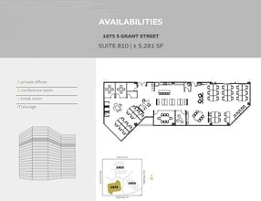 1825 S Grant St, San Mateo, CA à louer Plan d’étage– Image 1 sur 1