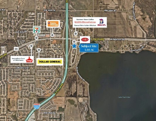 NW 39th & John Kilpatrick Tpke, Yukon, OK à vendre - Aérien – Image 2 sur 2