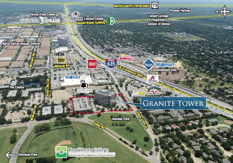 4055 Valley View Ln, Farmers Branch, TX à louer - Aérien – Image 2 sur 8