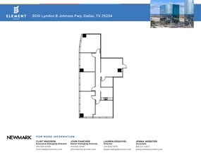 3010 Lyndon B Johnson Fwy, Dallas, TX à louer Plan d’étage– Image 2 sur 2