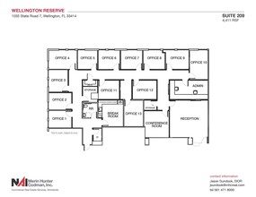 1035 S State Road 7, Wellington, FL à louer Plan d’étage– Image 1 sur 9