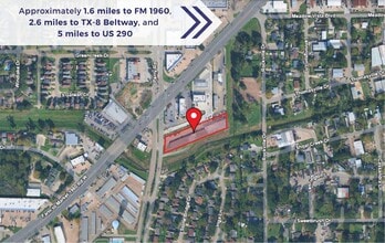 11950 Perry Rd, Houston, TX - VUE AÉRIENNE  vue de carte - Image1