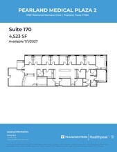 10907 Memorial Hermann Dr, Pearland, TX à louer Plan d’étage– Image 1 sur 1