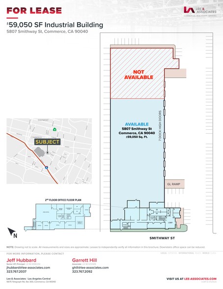 5807 Smithway St, Commerce, CA à louer - Plan de site – Image 2 sur 3