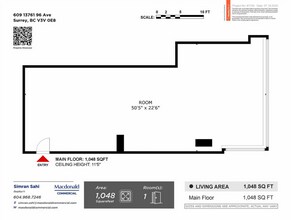 13761 96th Av, Surrey, BC à louer Plan d’étage– Image 2 sur 2