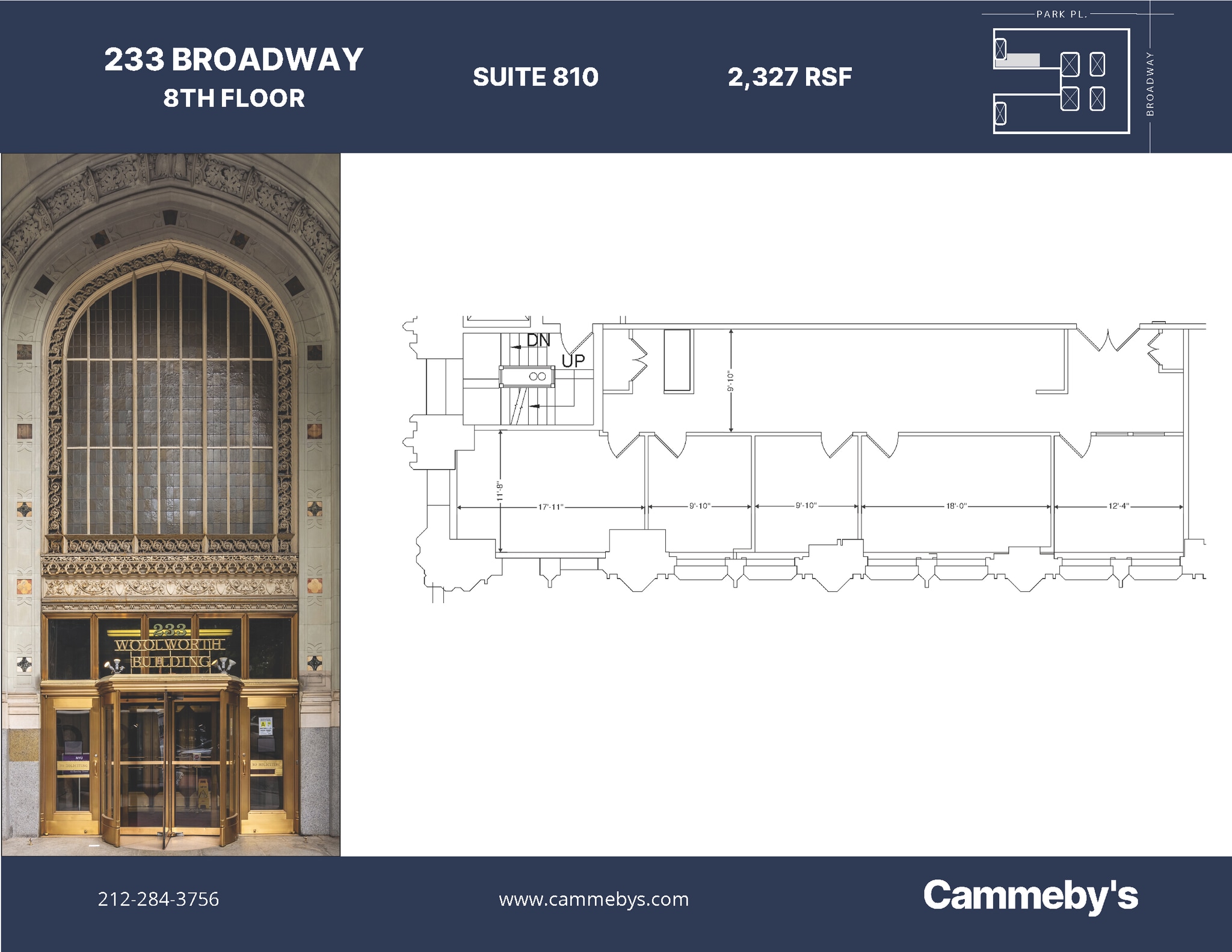 233 Broadway, New York, NY à louer Plan d’étage– Image 1 sur 1