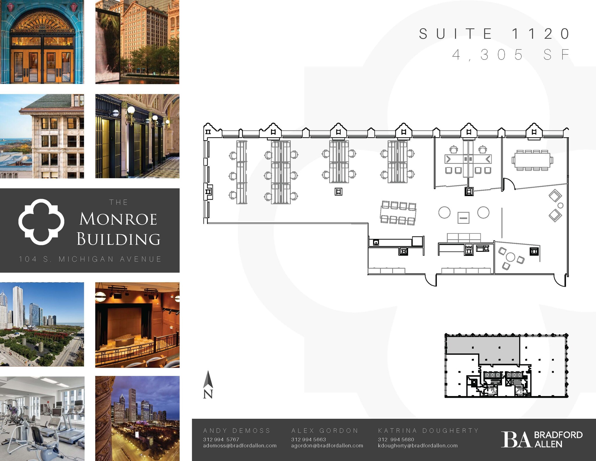 104 S Michigan Ave, Chicago, IL à louer Plan d’étage– Image 1 sur 7