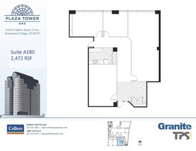 6400 S Fiddlers Green Cir, Greenwood Village, CO à louer Plan d’étage– Image 1 sur 1