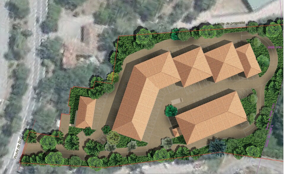 1382 Route De Biot, Valbonne à louer - Plan de site – Image 2 sur 10