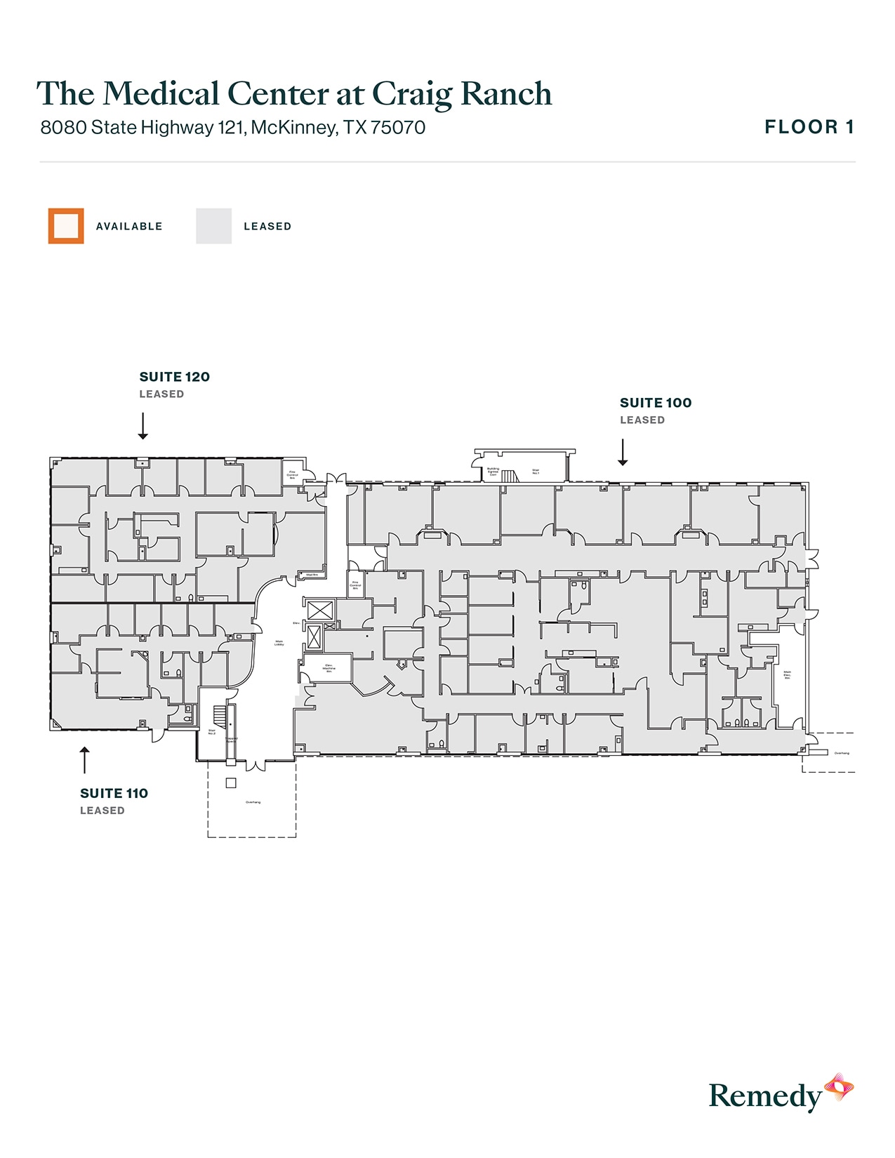 8080 State Highway 121, McKinney, TX à louer Plan d’étage– Image 1 sur 1