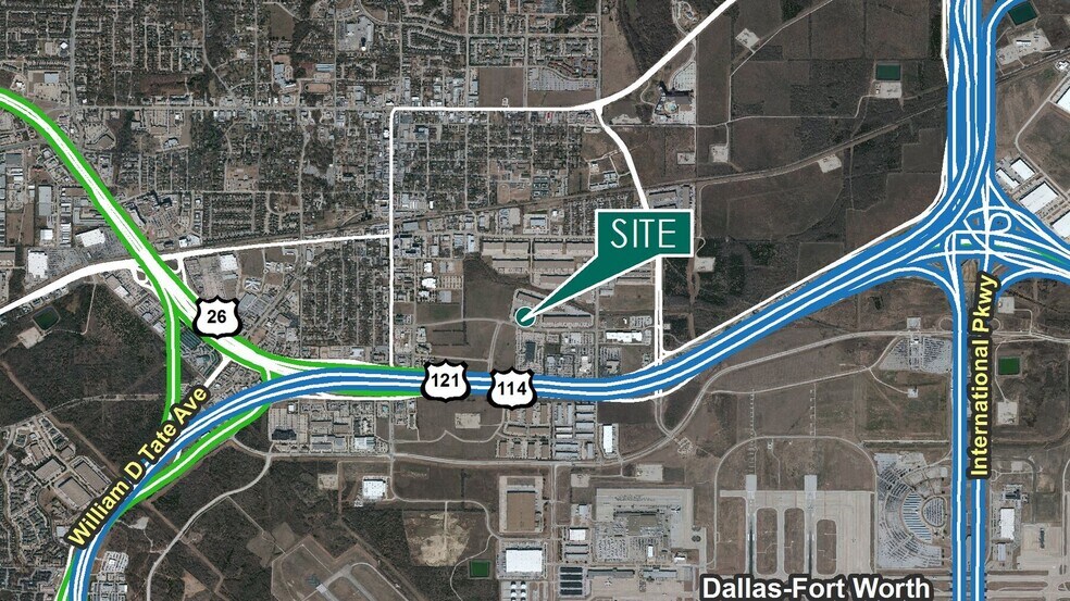 801 Hanover Dr, Grapevine, TX à louer - Aérien – Image 3 sur 4