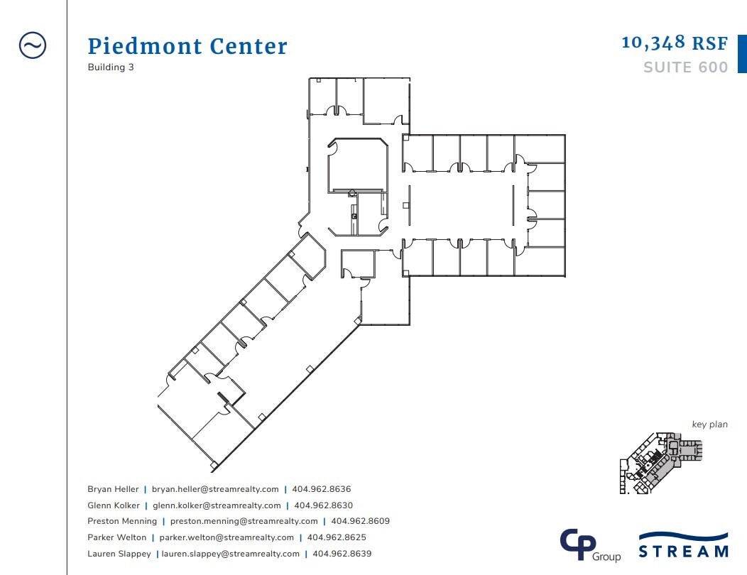 3495 Piedmont Rd NE, Atlanta, GA à louer Plan d’étage– Image 1 sur 1