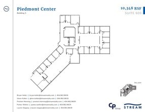 3495 Piedmont Rd NE, Atlanta, GA à louer Plan d’étage– Image 1 sur 1